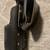 2 pc black leather Motorola 2 way radio holster for belt 5 thumbnail