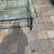 Vintage wrought metal and glass Giacometti style coffee table B36 2 thumbnail