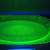 Green uranium Depression Glass Princess Platter 1 thumbnail