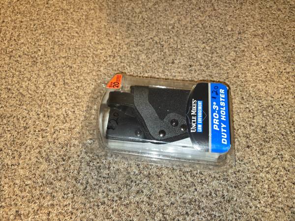 Uncle Mike's Kodra Slimline Pro-3 Triple Retention Duty Nylon Holster 1
