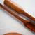 Large vintage teak salad bowl and utensils by Quistgaard for Dansk 7 thumbnail