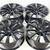 22" Turbine Style Gloss Black Wheels 22x9/10 Rims Set Fits Tesla Model 9 thumbnail