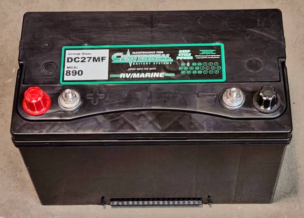 3 Deep cycle batteries 12v group 31 27 camper RV Marine Solar 1