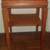ONE Chippendale Style Two Tier Side Table with Faux Leather Inset 2 thumbnail