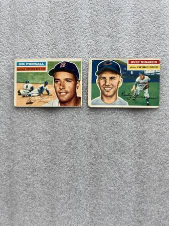 1956 Topps Baseball Set of 2 Cards 1