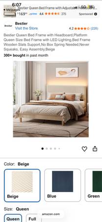 Queen Bed Frame 1