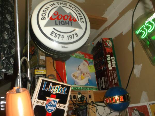 Coors Lite Revolving Light Mancave Supplies 1