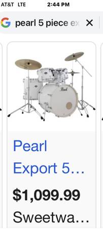 Pearl Drum Set 1