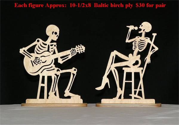 Scroll Saw Art ~  Thirty Dollars For The Pair 1