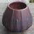 ANTIQUE Vintage VAN BRIGGLE #747 Vase Yucca Leaves Mulberry/Dark Plum 3 thumbnail