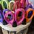 21 Crazy Craft Scissors on a Spinner Stand, Like-New 7 thumbnail
