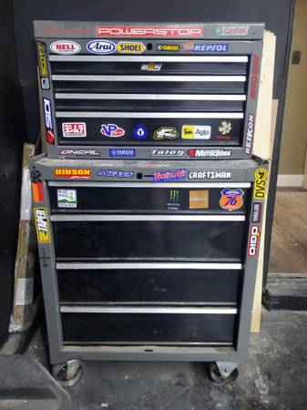 8-Drawer Rolling Steel Tool Cabinet Stack 1
