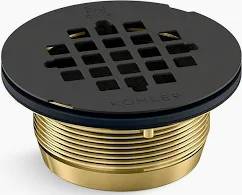 Kohler Brass receptor Drain 1