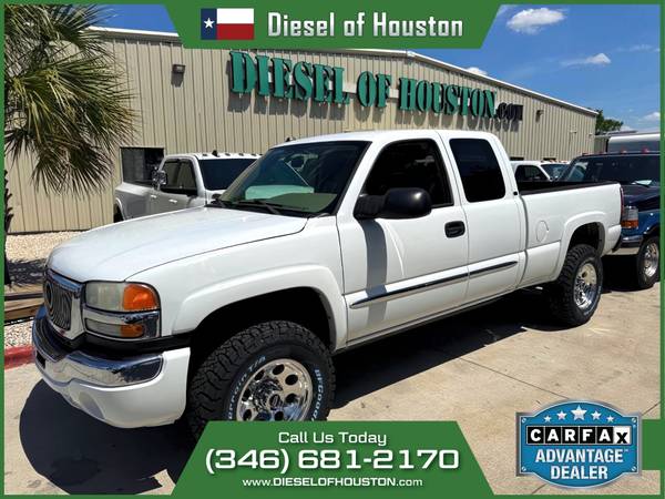 2005 GMC SIERRA 2500HD SLE 4X4 ALLISON LLY 6.6L DURAMAX DIESEL 53K - $37,995 (DIESEL OF HOUSTON)63621099883777122