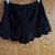 woman's black lace lined shorts, size small 1 thumbnail