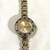 Vintage gold layered .925 silver (Technibond) ladies wristwatch. Solid silver. 2 thumbnail