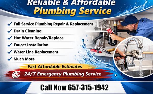 👉PLUMBER - AFFORDABLE UPFRONT PRICING- RELIABLE PLUMBING SERVICE 1
