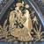 Decorative brass tray plate with engraved art depicting a couple 7 thumbnail