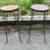 Antique Ice cream Parlor Stool,Wire,Wrought Iron Base,A.26" Tall. 1 thumbnail