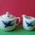 Vintage Nippon Sugar and Creamer Set C1911. Bluebird Pattern 1 thumbnail