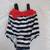New Baby Girls 3/6 Months Red/White/Blue Stripe Swimsuit 1 thumbnail