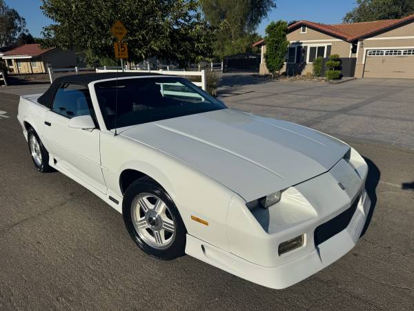 1992 Chevrolet Camaro RS Aniversario 25º Descapotable V8 Muy Buen Estado - $8,900 (dublin / pleasanton / livermore)63624220597123123