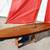 VINTAGE HANDMADE 35" x 46" POND YACHT WITH SAILS FOLK ART 6 thumbnail