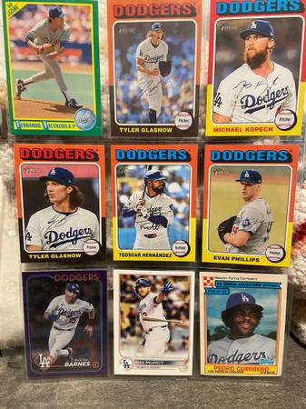 Dodgers cards 1
