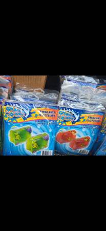 Lot Infant Swim Arm Float Ring 20" Inflateable Beach Ball Pool Party S 1