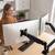 Dual Monitor Flexible Arms No Desk Space VESA Mount 4 thumbnail