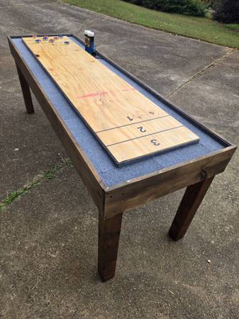Handcrafted Shuffleboard Table 1
