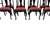 Set of 8 Ethan Allen Queen Anne Dining Chairs –$0 Delivery 6 thumbnail