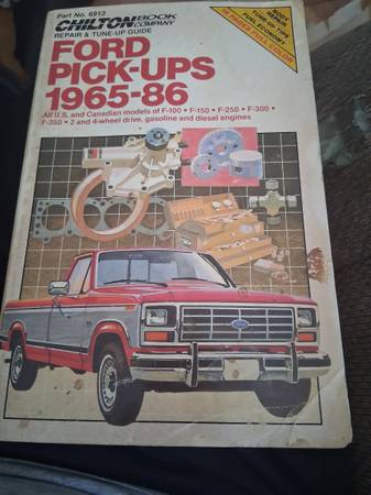 Chilton. Ford pick ups 1965-1986 1