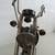 Vintage Retro Style Steel Metal Burgundy Chopper Motorcycle Model 19" 6 thumbnail