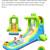 Inflatable Water Slide - Crocodile Theme Bounce House Water Park with 2 thumbnail