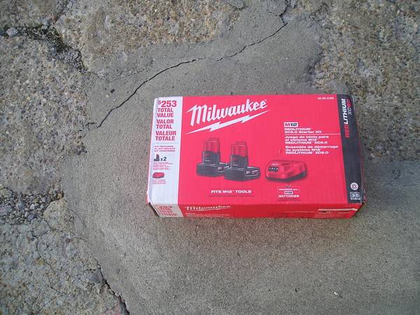 Milwaukee 6ah M12 Starter Kit NEW! 1