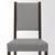 NEW 4 IKEA STEFAN WOOD GRAY BLACK DINING CHAIR CHAIRS UPHOLSTERY 2 thumbnail