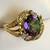 10k Mystic Topaz Gold Ring. 7 thumbnail