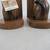 Hand Carved Wooden Cat Figurines Bookends 9" Tall 12 thumbnail
