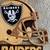 OAKLAND RAIDERS HAND CARVED WOOD HELMET PLAQUE 3 thumbnail