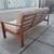 Vintage Teak Frame 3 Seater Sofa 4 thumbnail