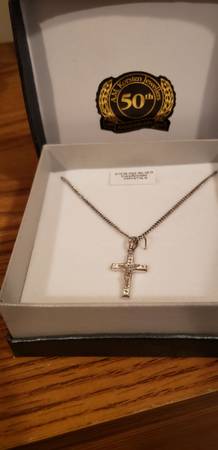 sterling silver cross necklace 1