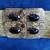 Antique Belt Buckle Brass Faceted Black Glass 3 thumbnail