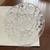 Large Fruit Pattern clear glass round serving plate 13" 15 thumbnail