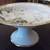 Vintage Nippon Porcelain Floral Hand-Painted Pedestal Bowl, gold decor 2 thumbnail