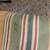Vintage mahogany finished upholstered bench 7 thumbnail