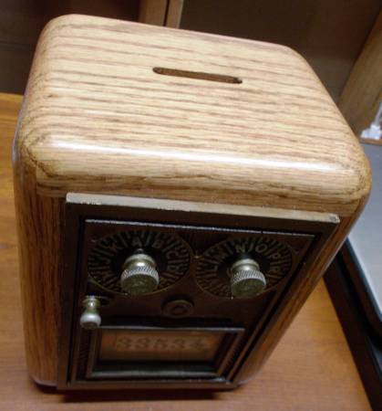 Post Office Box Brass Door-Oak Bank 1