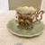 Antique Hand Painted Porcelain Miniature Mug 2" X 2" 1 thumbnail