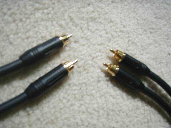 MOGAMI 2497 audiophile interconnects, 3 foot pair 1