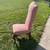 Pink tall throne camelback chair 3 thumbnail